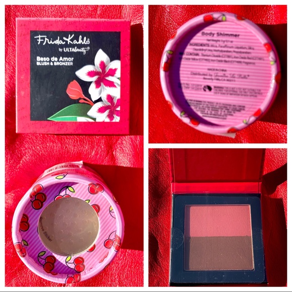 NIB ULTA 2Pc “Frida Kahlo Blush & Bronzer” & Jasmine LeBelle Body Shimmer - Picture 16 of 16